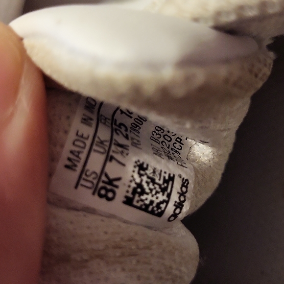 Superstar Adidas gold n white unisex sneakers 8 k - Picture 6 of 9